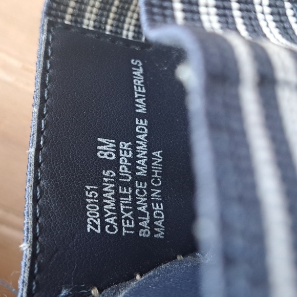 Me Too Cayman Navy Striped Wedge Slip-on Sandals Comfort Stretch Band Espadrille - Picture 7 of 11